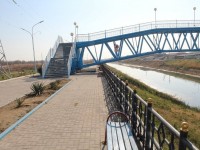 Жетісайда қақпа маңына электр бағаналары орнатылады