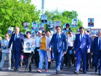 Шымкентте «Батырларға тағзым» шеруі өтті