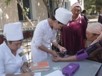 Шалғайдағы тұрғындар медициналық көмек алды