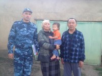 Түлкібас полицейлері бір жарым сағатта бүлдіршінді тауып берді