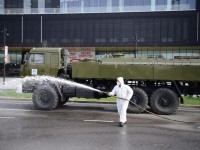 На улицах Шымкента проведены дезинфекционные работы