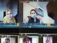 Ата-аналар қашықтықтан жиналысқа қатысты