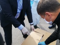 Шымкентте 1 миллион бетперде таратыла бастады