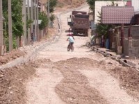 Ішкі көшелер жөнделіп жатыр