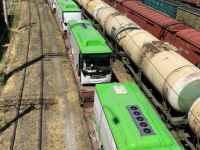 50 новых автобусов прибыли на железнодорожную станцию Шымкент