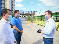 Қаратау ауданында заманауи балалар алаңшалары орнатылуда