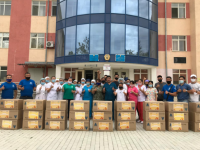 Волонтеры Шымкента провели благотворительную акцию