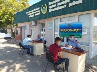 Полицейлер екі күн тұрғындарға құқықтық кеңестер берді