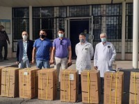 Түлкібас ауруханасына 10 оттегі концентраторын сыйлады