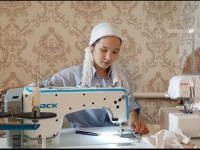Мемлекеттік көмегімен оқыған тігінші цех ашты
