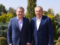 Назарбаев Түркістан облысында жүр