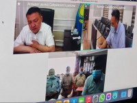 Аудан әкімі тұрғындарды онлайн қабылдады
