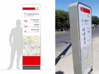 Навигациялық стелалар туристерге Шымкентте жол бағдарлауға жасауға көмектеседі