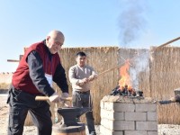 Оружие древних кочевников показали на фестивале «Бес қару» в Шымкенте