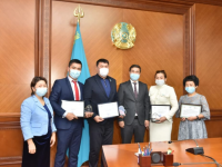 Шымкентте кәсіпкерлерге «Жомарт жүрек» сыйлығы тапсырылды