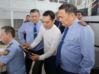 Марат Ахметжанов Шымкент полицейлерінің жұмысымен танысты