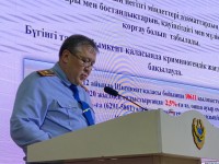 Полиция департаментінің бастығы өткен жылды қорытындылады