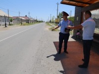 Түркістан қаласында тәртіп сақшылары жол белгілері мен таңбаларды жаңартуды жалғастыруда