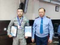 Спорттық сайыстардан жүлделі орын алған полицейлер марапатталды