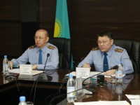 Вице-министр түркістандық полицейлермен кездесті