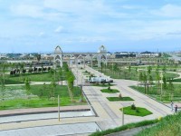 Түркістан жасыл желекке орануда