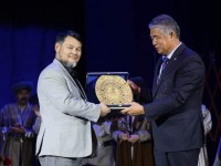 Түркістан театрында «Еңлік-Кебек» спектаклі қырғыз тілінде сахналанды