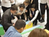 Ордабасы ауданында оқушы ғарыш саласында зерттеу жүргізуде