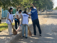 Департамент өкілдері және еріктілер тазалық жұмыстарын жүргізді